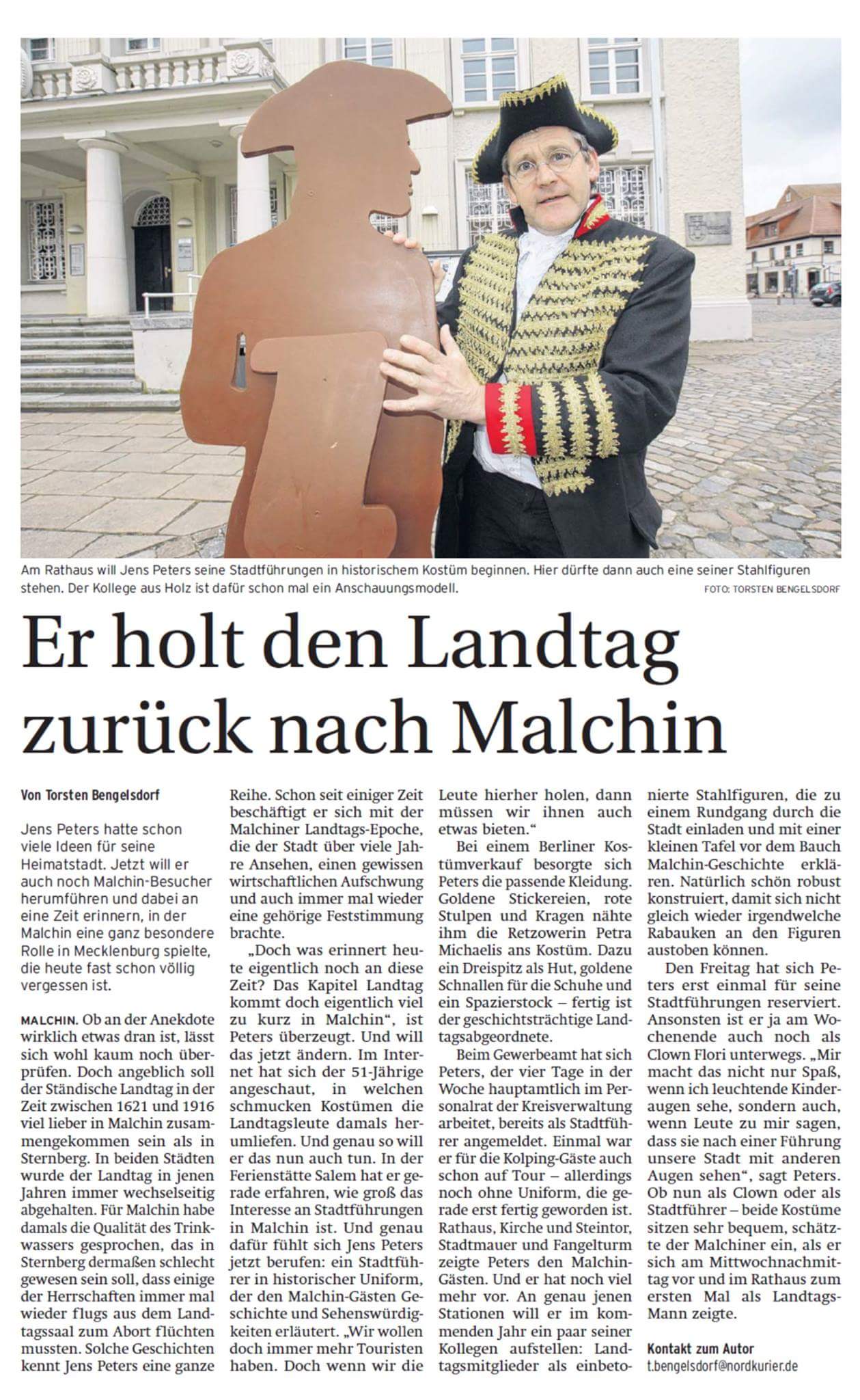 Landtag zurueck nach Malchin